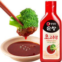 清凈園醋辣醬300g瓶 韓國進口糖醋辣醬石鍋拌飯烤肉甜辣醬蘸料