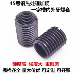 45番の鋼は硬くて黒い内外の歯のねじを加えて1字の溝の変径の歯のカバーのナットのM3M4M5M6M8M10-M24をかぶせます。