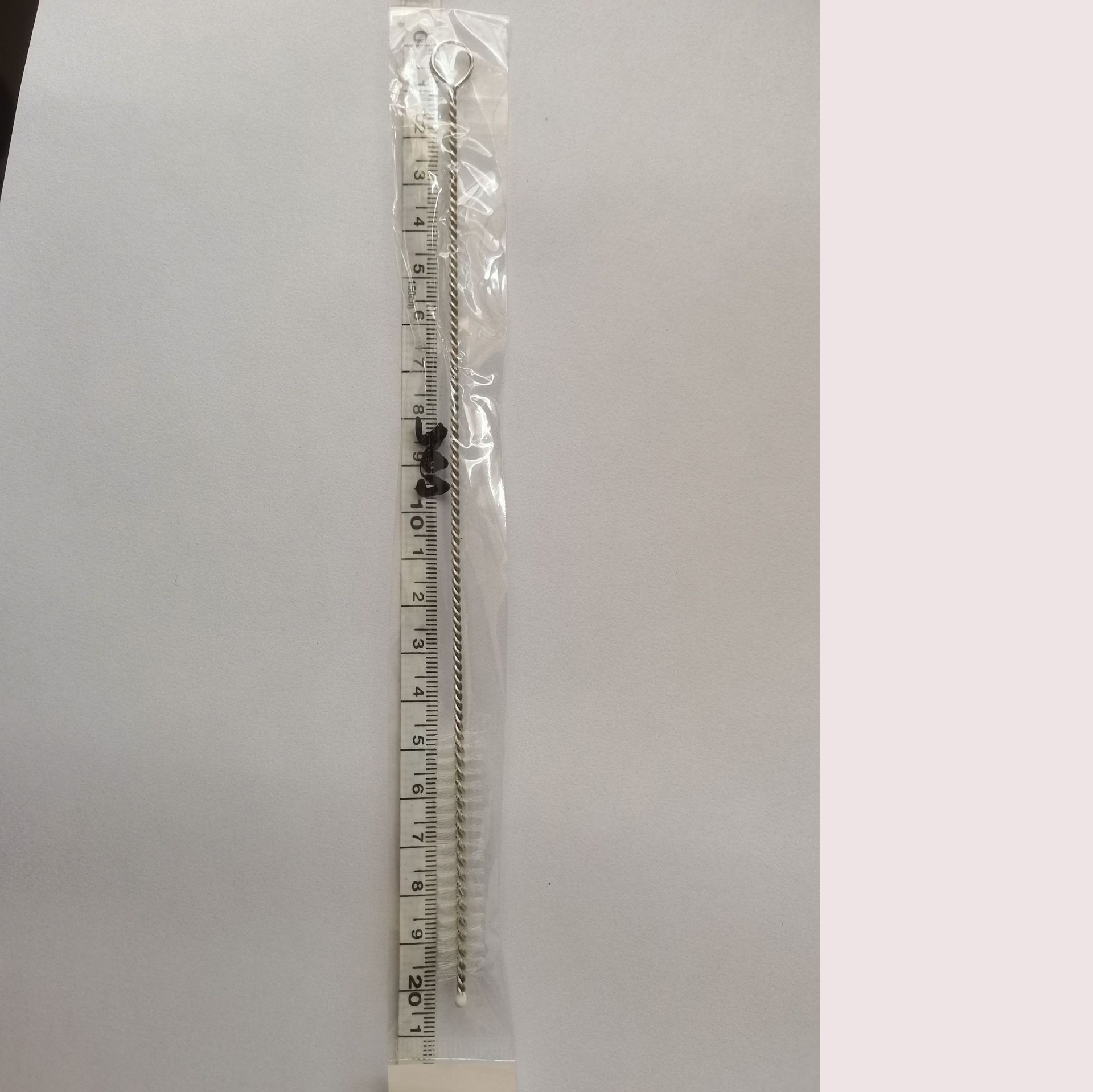 Fabricante de 175mm Delgado biberón pezón cepillo espiral de plástico suave cepillo de limpieza del cabello cepillo de paja al por mayor