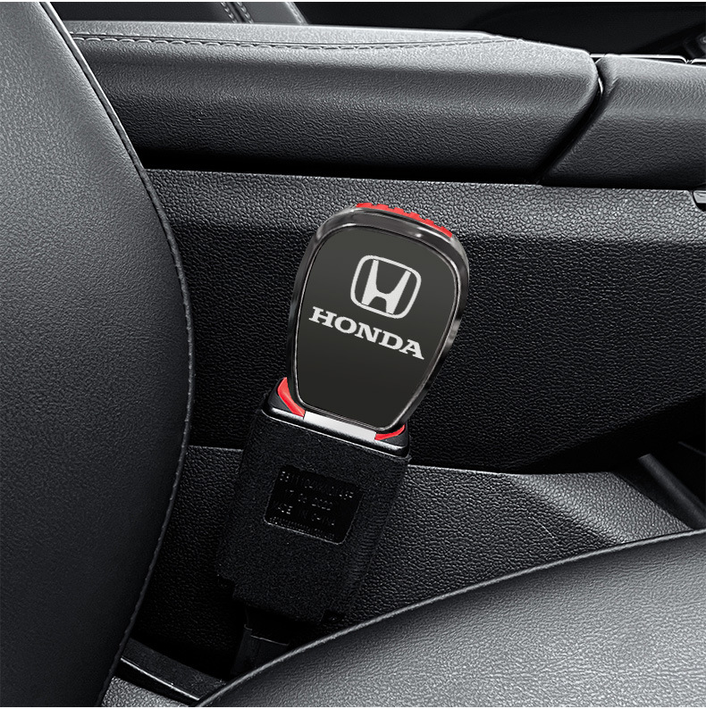 New Customizable Logo Car Seat Belt Lock Buckle Insert Buckle Car Interior Decoration Supplies Seat Belt Extender Belt