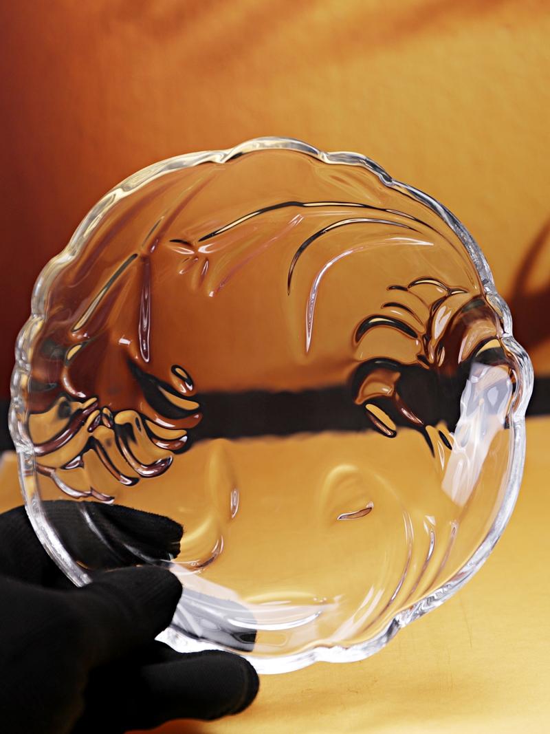 Glass snack disc 2