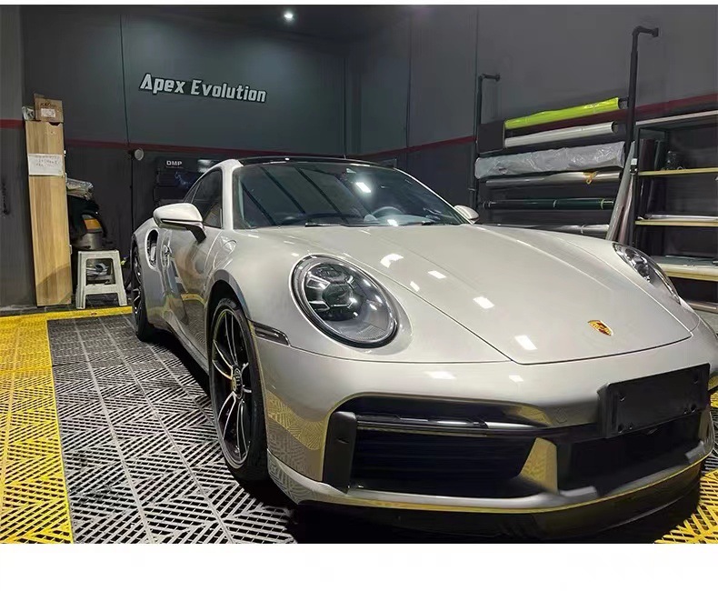 TPU glass shield car front windshield heat insulation explosion-proof solar film anti-flying stone rain-proof water-repellent outer film