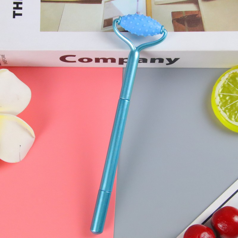 Pluma de gel de masaje de descompresión creativa pluma de modelado de diversión pluma de gel de galvanoplastia de color sólido pluma de agua de papelería de estudiante al por mayor