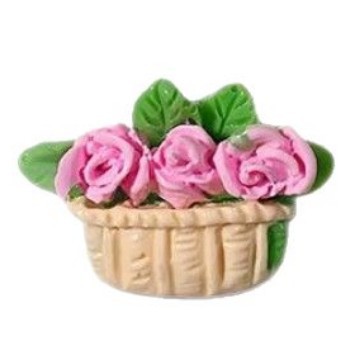 Simulación de dibujos animados flores dulces DIY adornos refrigeradores pegamento de crema accesorios accesorios de resina accesorios accesorios materiales de joyería al por mayor