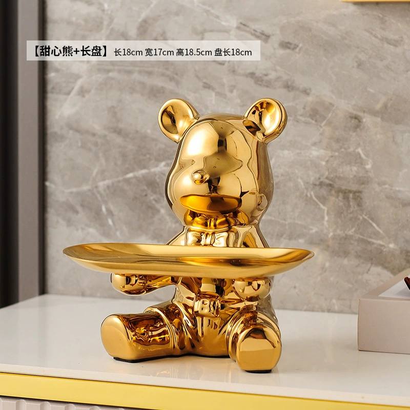 Storage system for keys, ceramic decorations for living room, light luxury style