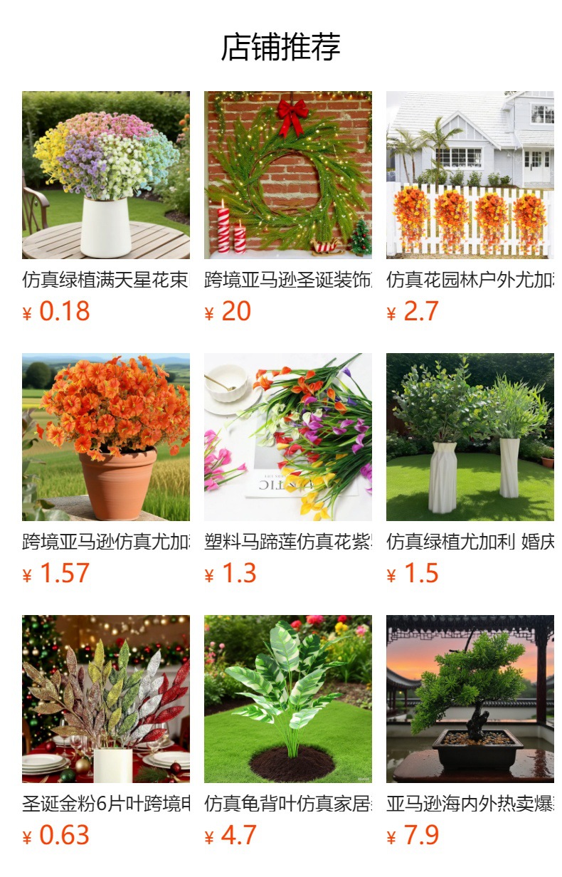 预览状态下无法点击,发布后,可点击跳转到对应的商品页面