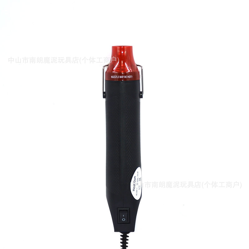 Строительный фен HEAT GUN белый с синим соплом
