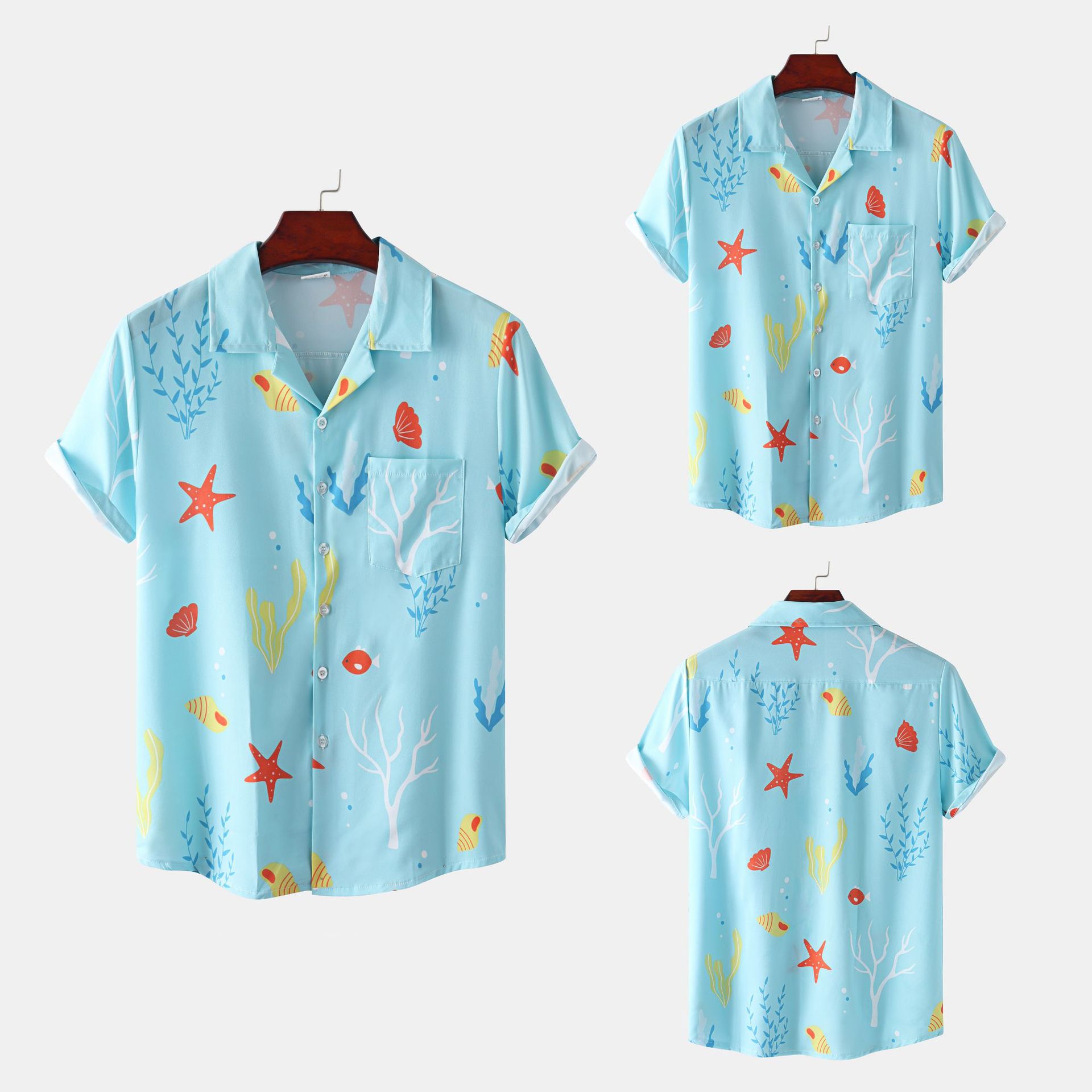 Cuban collar shirt 3