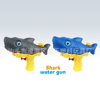 生产定制各种动物造型鲨鱼水枪戏水玩具 水上射水工具赠品