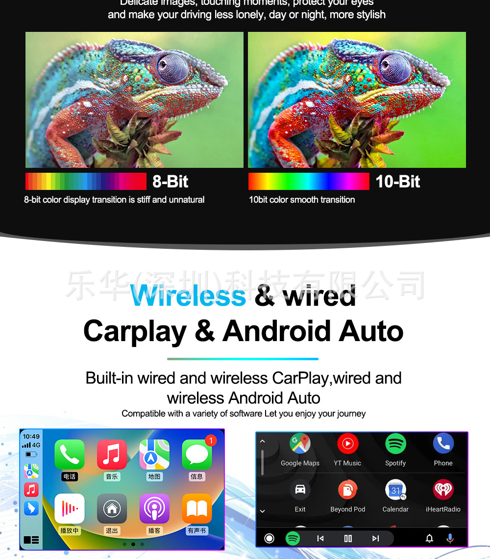 Suitable for 12.8 inch Mercedes-Benz CLA C Qualcomm intelligent modification central control navigation HD large screen carplay