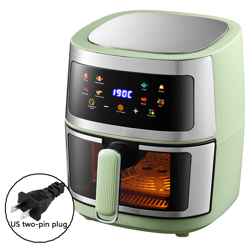 触摸式空气炸锅8L智能无油烟可视薯条机源头厂家Airfryer110V220V|undefined