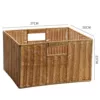 Light brown color 37*30*21cm long opening