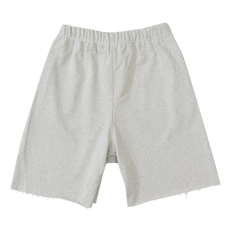 Hermosa galería de moda DEPT. Letras y números 8 impreso verano fino Terry shorts banda elástica pantalones cortos