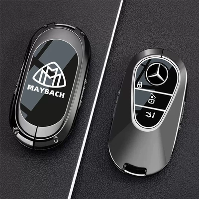 Mercedes-Benz Maybach Key Cover G63/Gls: Static Rod/Key Bag - type-b-key-gun-black-single-shell