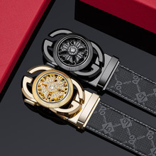 英皇保罗皮带男士真皮2024新款潮腰带男士自动扣高档品牌时尚裤带