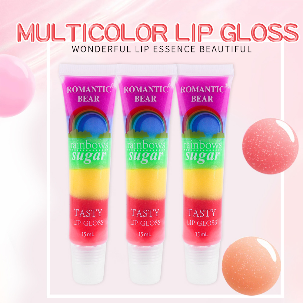 Cute Multicolor Plastic Lip Gloss display picture 1