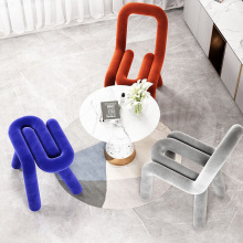 卧室化妆椅北欧ins设计师简约创意网红化妆凳子休闲个性异形餐椅