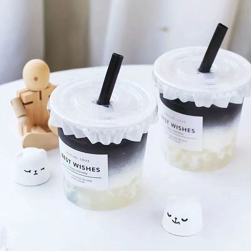 98口径塑料pet奶茶杯 子柠檬饮料啤酒嘟嘟杯咖啡杯一次性批发|undefined