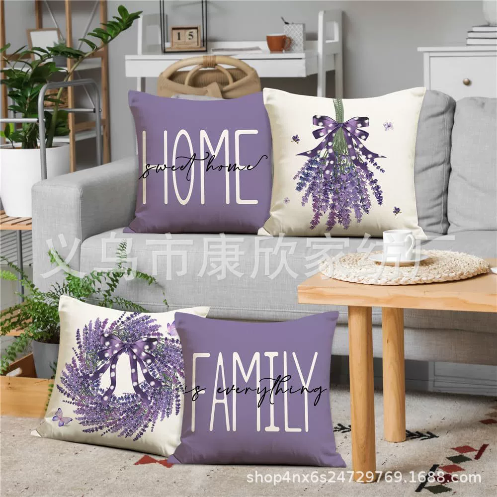 Popular Amazon Xiyin temu cross-border e-commerce new home linen pillow case does not include filler