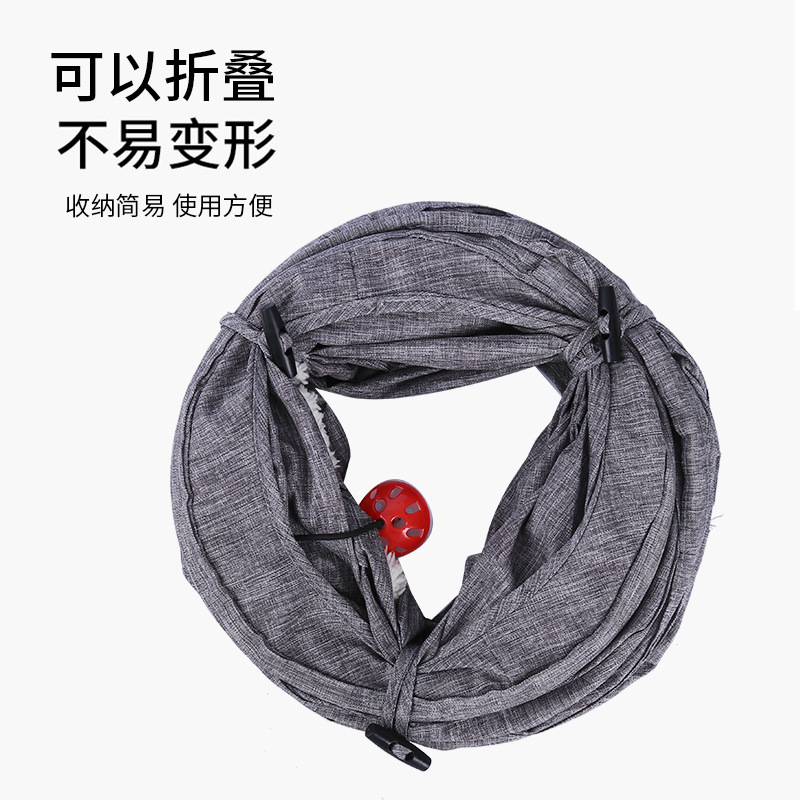 Suministros para mascotas Amazon nuevo lienzo resistente a los arañazos gato recto túnel juguete plegable gato túnel gato juguete