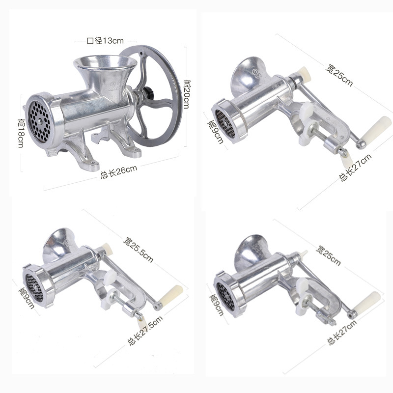 Máquina de enema de mano doméstica, moledor de carne, dumpling, moledor de verduras picadas, moledor de carne, herramienta de enema, máquina de salchichas hecha a mano