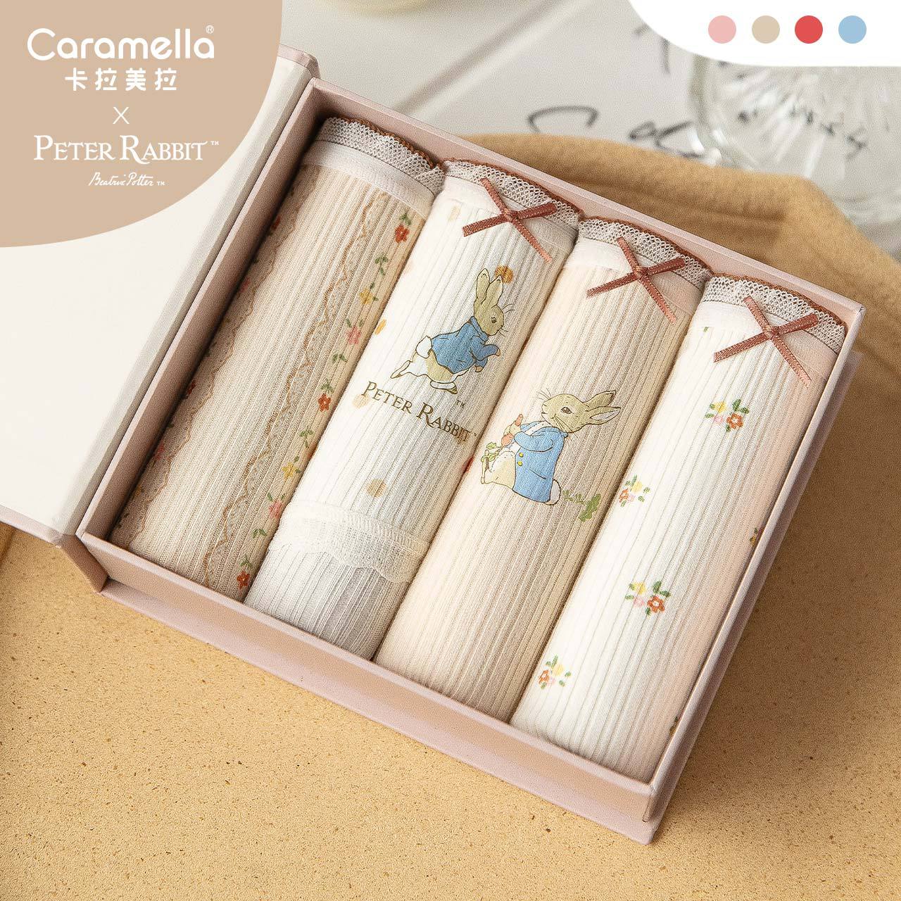 内裤女春夏新款女生袜子可爱少女短裤纯棉裆女款卡通女士三角裤类