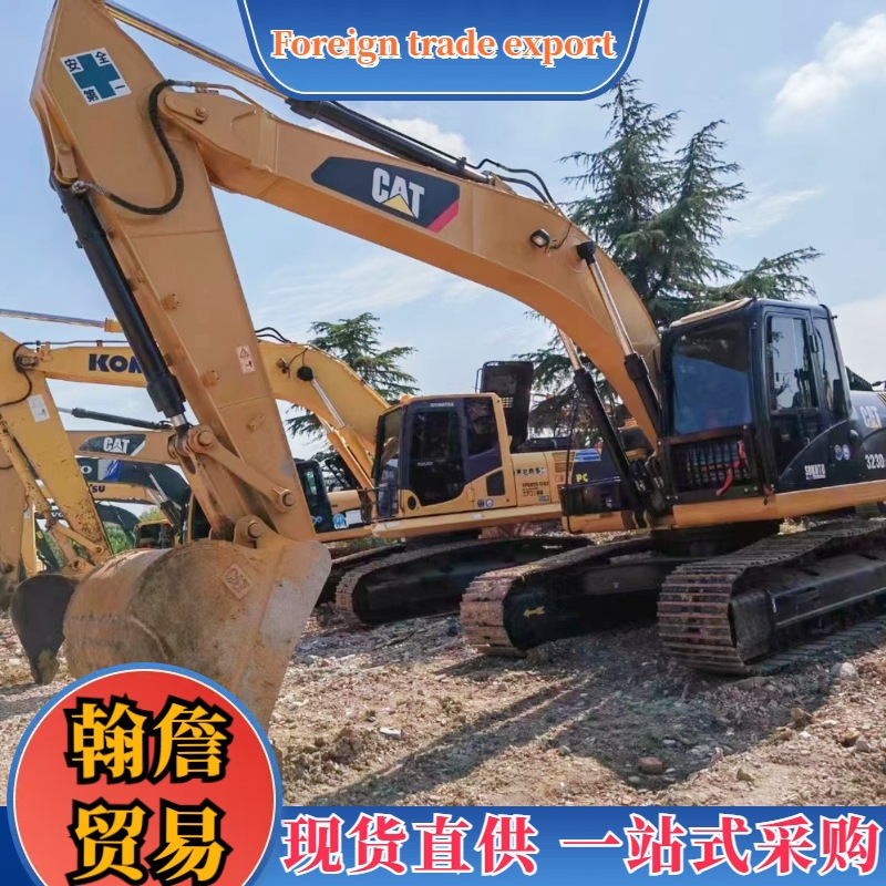 Foreign trade export used excavator 二手挖掘机卡特323D