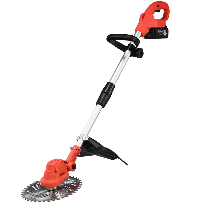 Cortadora de césped eléctrica inalámbrica, desbrozadora, cortadora de césped con batería de litio, recortadora de césped recargable, máquina de podar, cortadora de césped