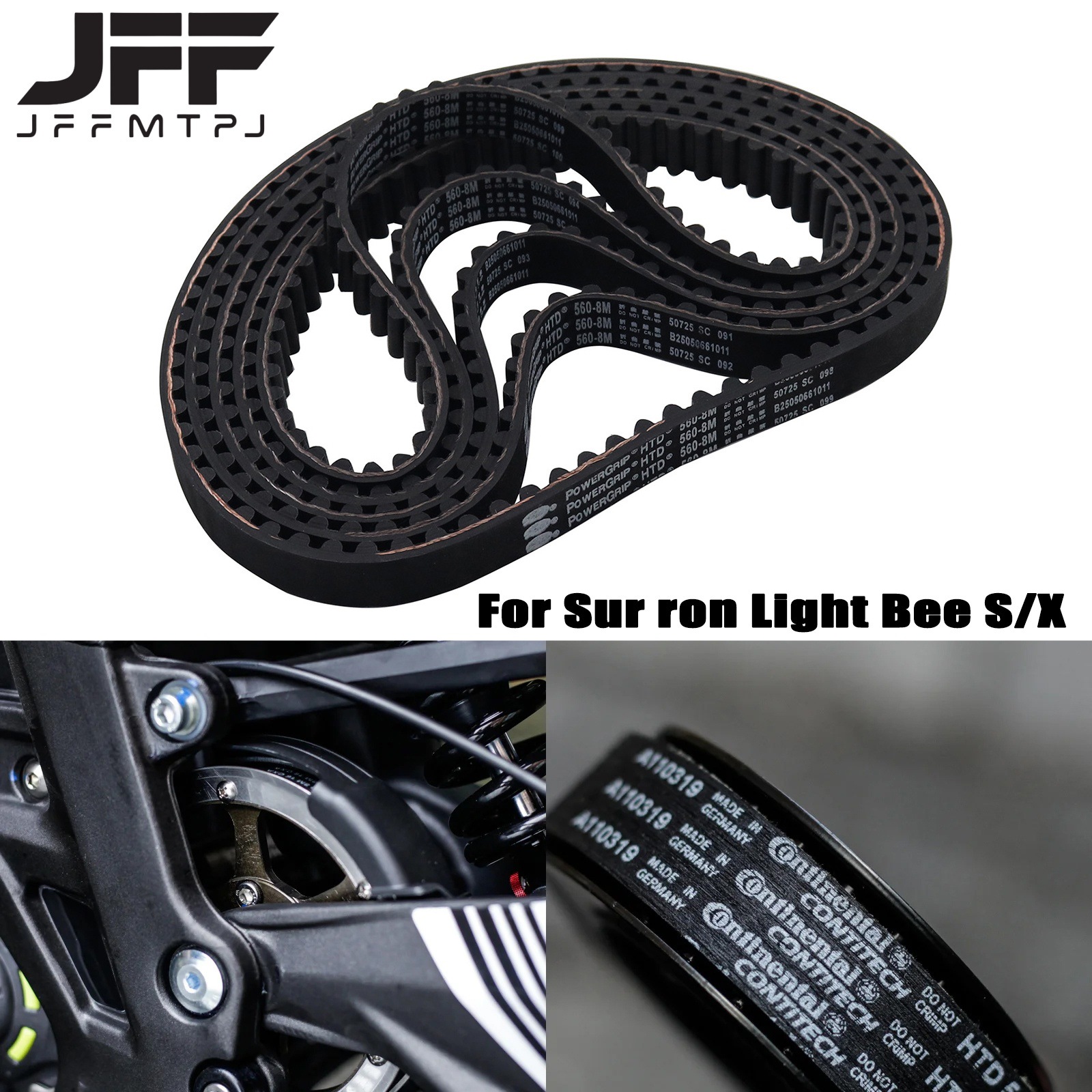 Electric Off-Road Motorcycle 560-8m Transmission Belt Suitable for Light Bee X/S