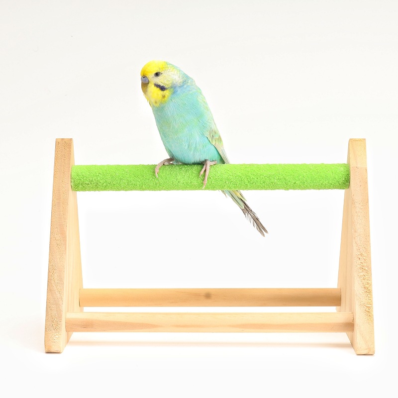 Factory wholesale starling parrot and other birds solid wood stand to carry convenient health stand pet supplies accessories to play