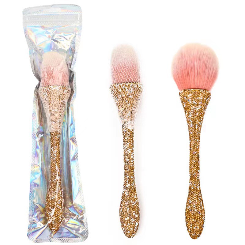 Cepillo de uñas transfronterizo cepillo de polvo completo pegajoso cintura pequeña Internet celebridad cepillo suave cepillo de maquillaje se ruboriza polvo suelto al por mayor