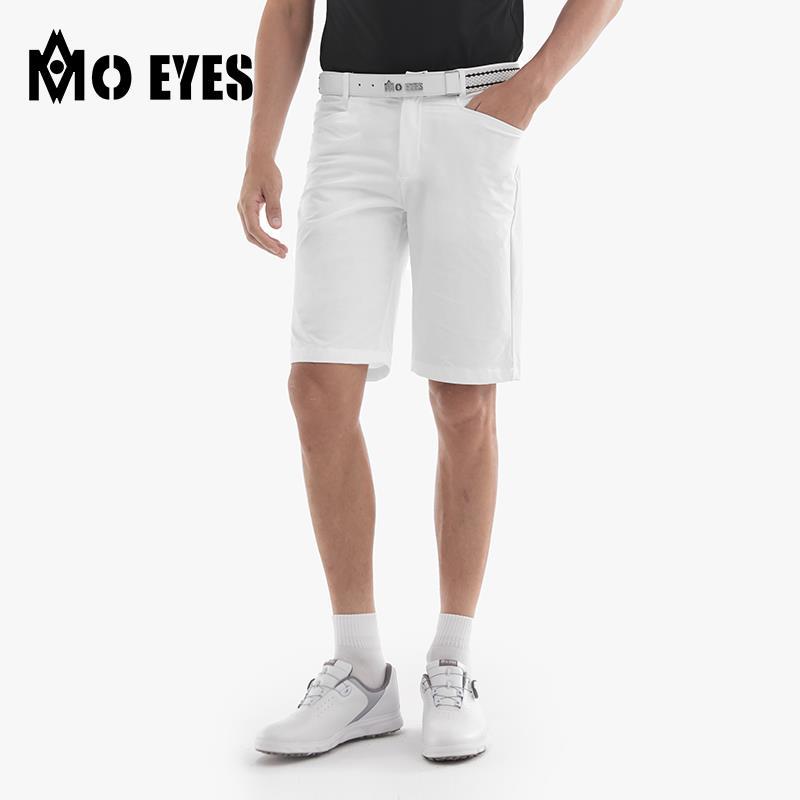 Quần short golf nam Moeyes Magic Eye co giãn mùa hè — M23KUZ002-Đen, M23KUZ002-Kaki, M23KUZ002-màu trắng