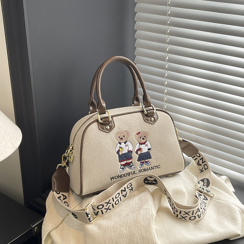 Bags Manufacturers Wholesale Bags Women's Bags 2025 New Katie Bear Women's Bags Cute Bear Shoulder Crossbody Bag