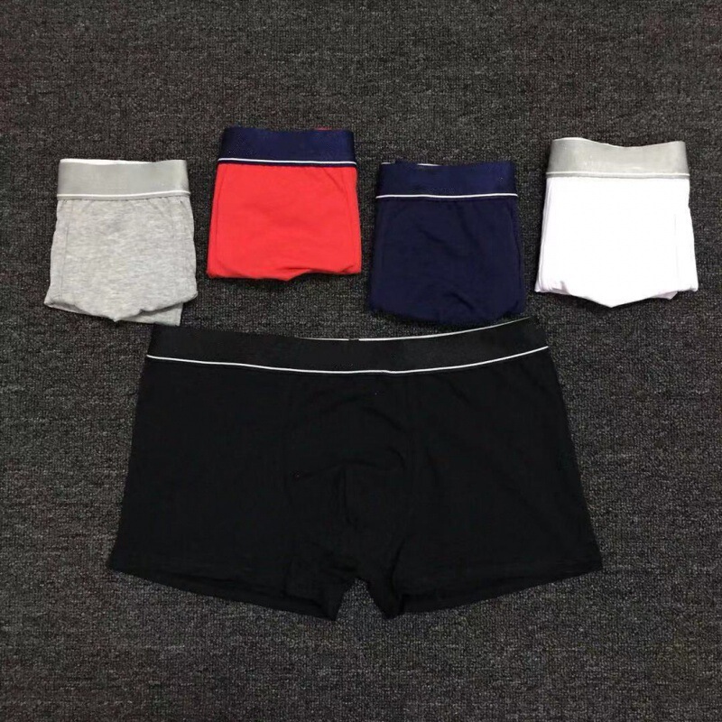 Ebay Aliexpress Hot-Selling Men's Boxer Briefs Pure Cotton Breathable Four-Corner Briefs Foreign Trade Underwear Item Number N06