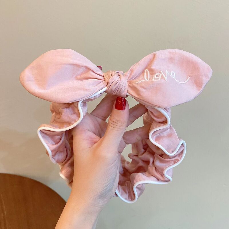 顔のヘアバンドの女の子の刺繍のアルファベットのレースのヘッドバンドの髪飾りネットの弾力性の広いリボンの髪飾り|undefined