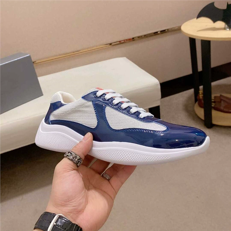 Европейская мужская обувь модная цветная индивидуальная повседневная обувь лакированная сетка дышащая обувь для бега удобная туристическая спортивная обувь