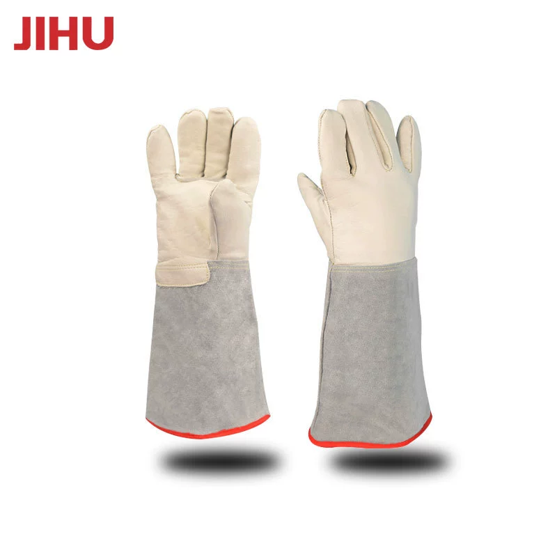 Кожаные перчатки для холодного хранения газа и антифриза рабочие перчатки лабораторные морозостойкие перчатки