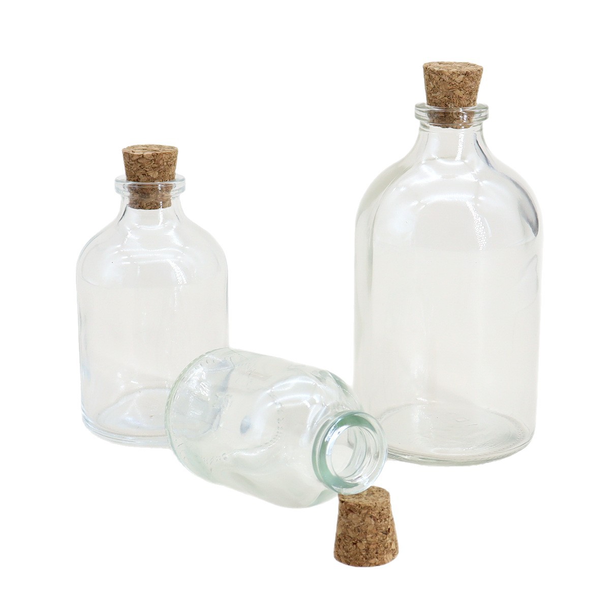 30ml 50ml 100ml botella de almacenamiento de vidrio transparente botella de baño de pies de 1 onza image 5