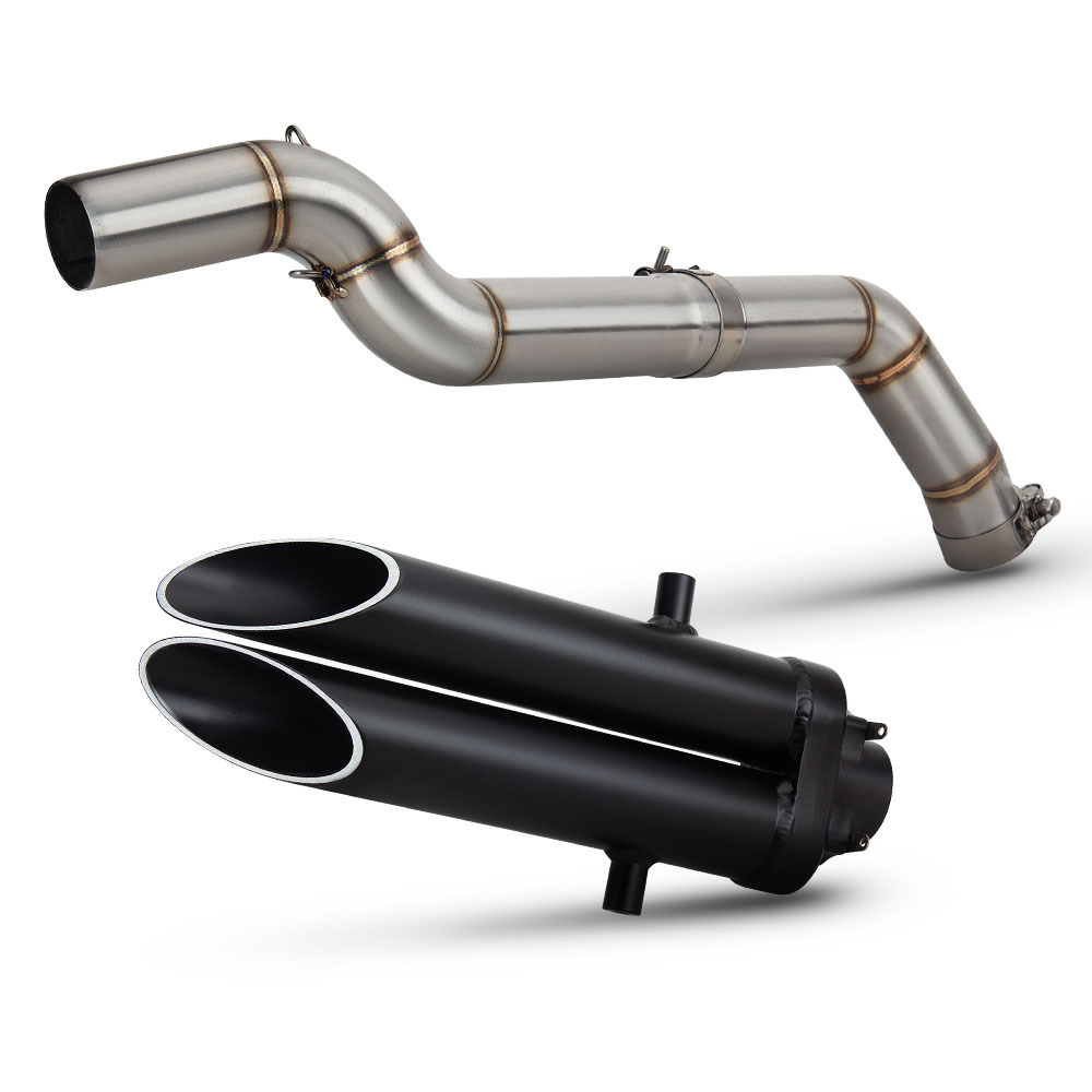Suitable for Honda Motorcycle Exhaust Pipe Modification Cbr600Rr F5 Middle and Tail Section Toce Double Outlet 05-20 Years