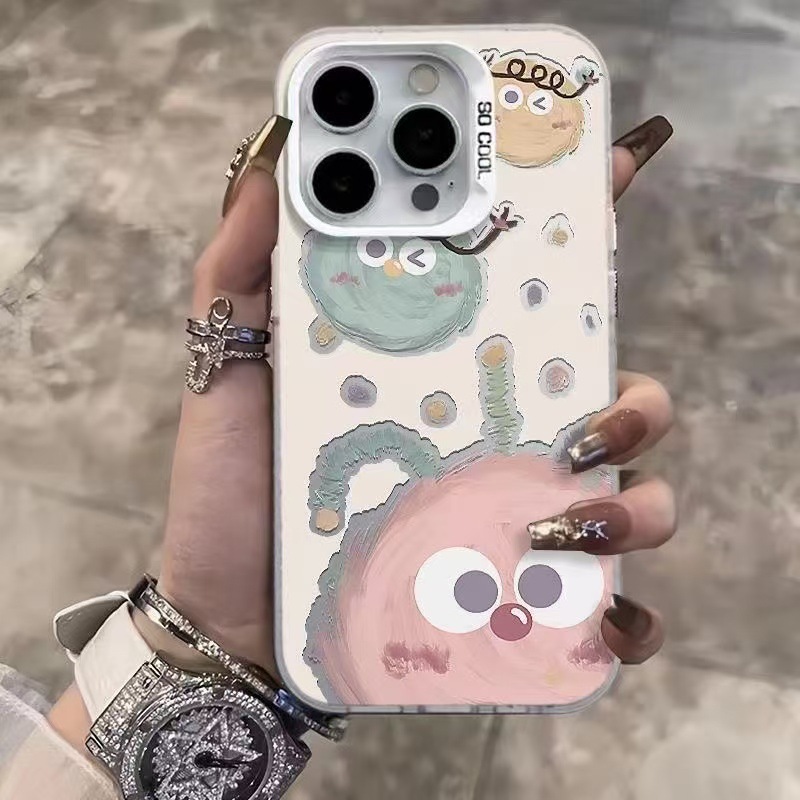 Nuevo lindo y aplicable iPhone 16 funda para teléfono móvil Apple 15promax/14 anti-caída 13pro12 de alto valor 11