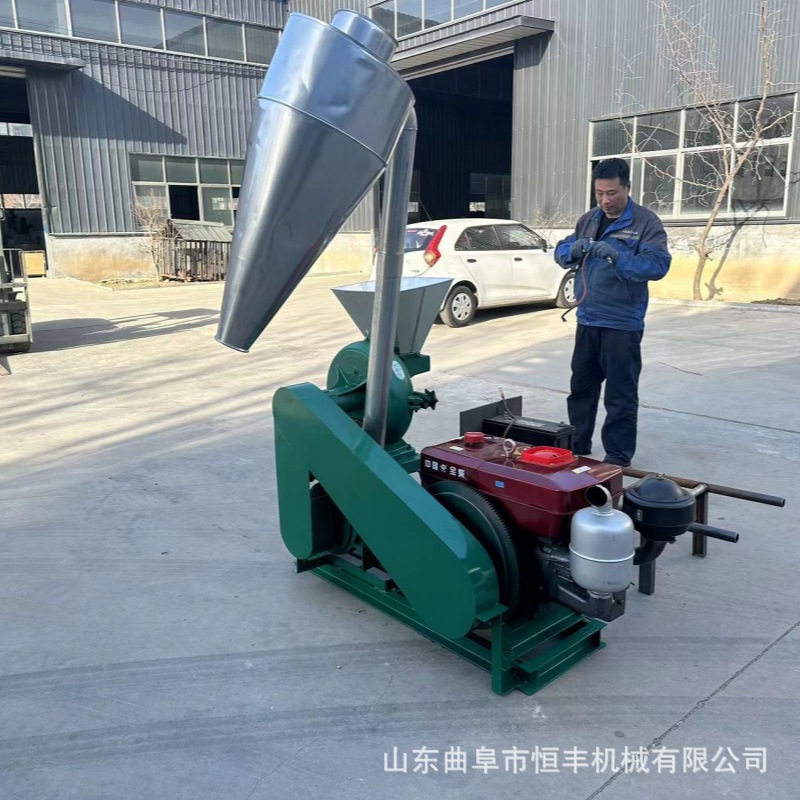 Nut shell wood fiber crusher