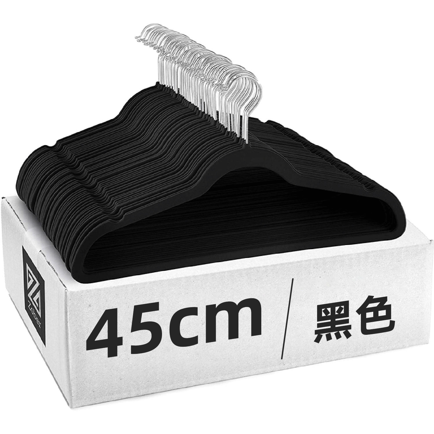 45cm 검정색_아연도금 후크