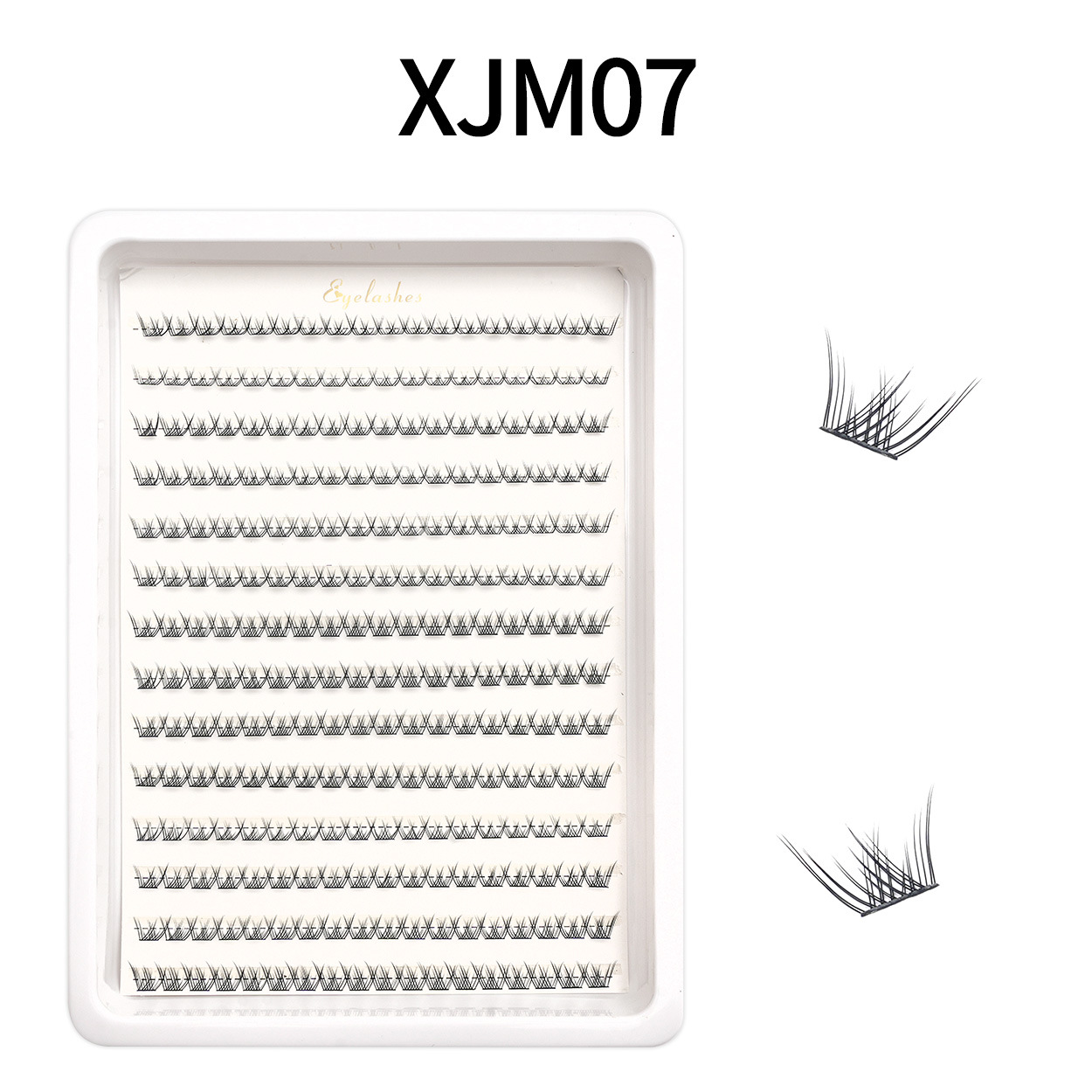 Amazon venta en caliente sobre las pestañas falsas bajo las pestañas combinación de comercio exterior, Europa y América, cabello D-curso DIY ojos pestañas al por mayor