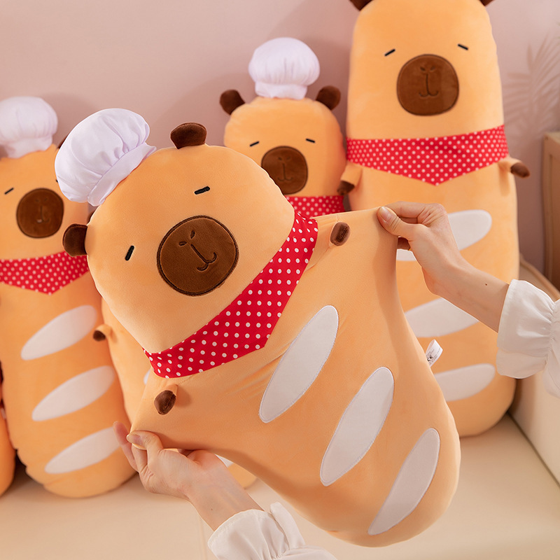 柔らかいバゲットカピバラベッド枕ぬいぐるみカピバラ枕人形ギフト用|undefined