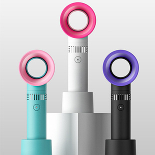 Cross Border Blaneless Fan Desktop Portable Mini Handheld Fan USB Rechargeable Blaneless Fan Gift