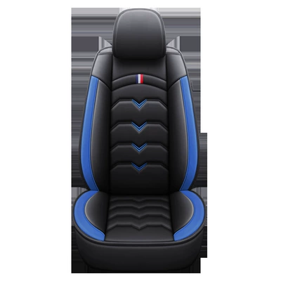 Seat cushion, seat cover – Car Seat Cushions for All Seasons - black-blue-single-seat-standard-version-universal
