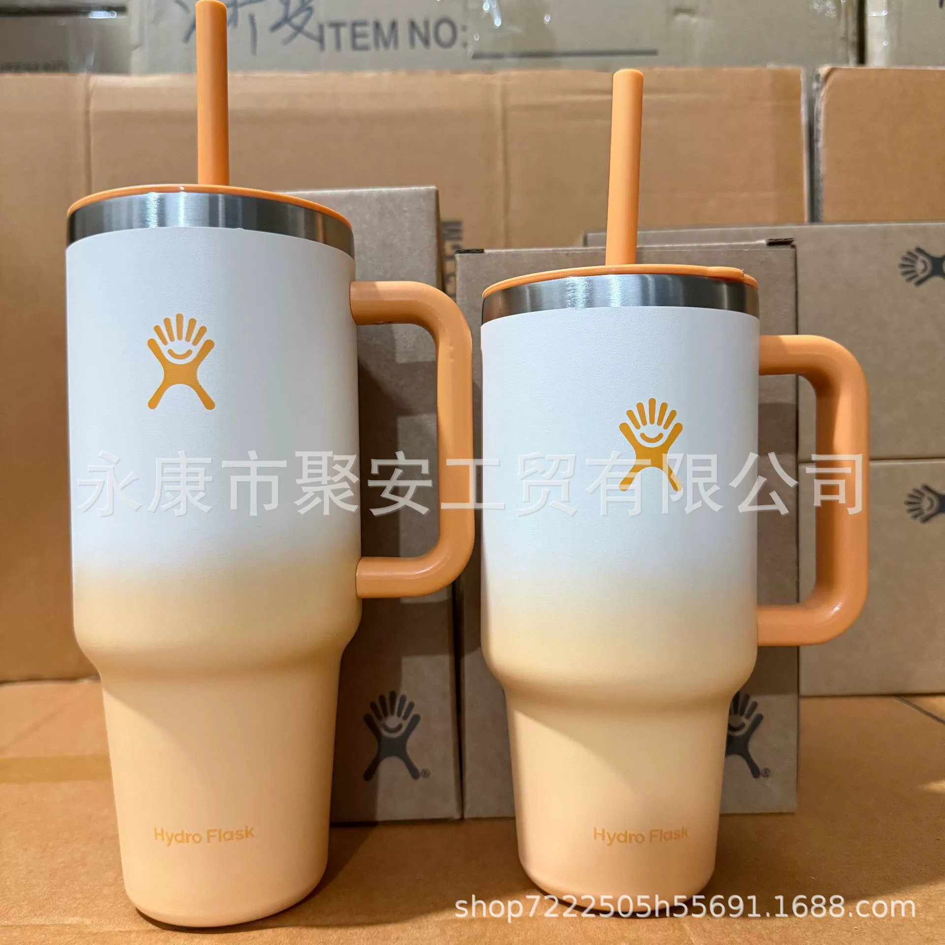 Стеклянная нержавеющая сталь, вместительная солома, 40 oz, 30 oz, нержавеющая сталь AISI 304
