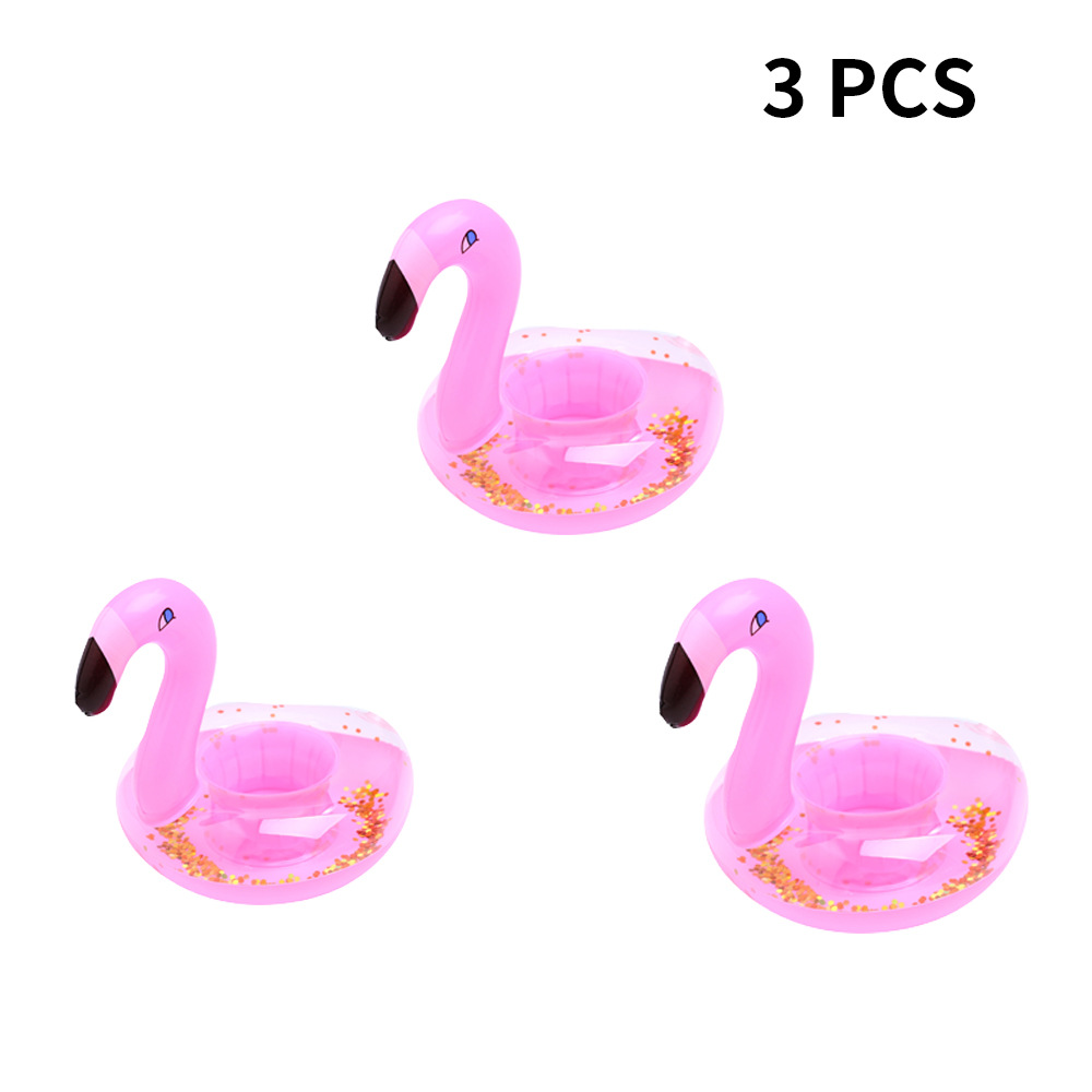 Sequin Flamingo Coasters (three packs)