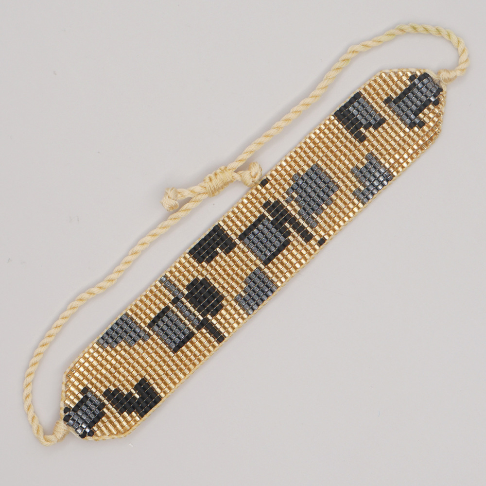 Nihaojewelry ethnic style diamond Miyuki bead woven star geometric bracelet Wholesale jewelry
