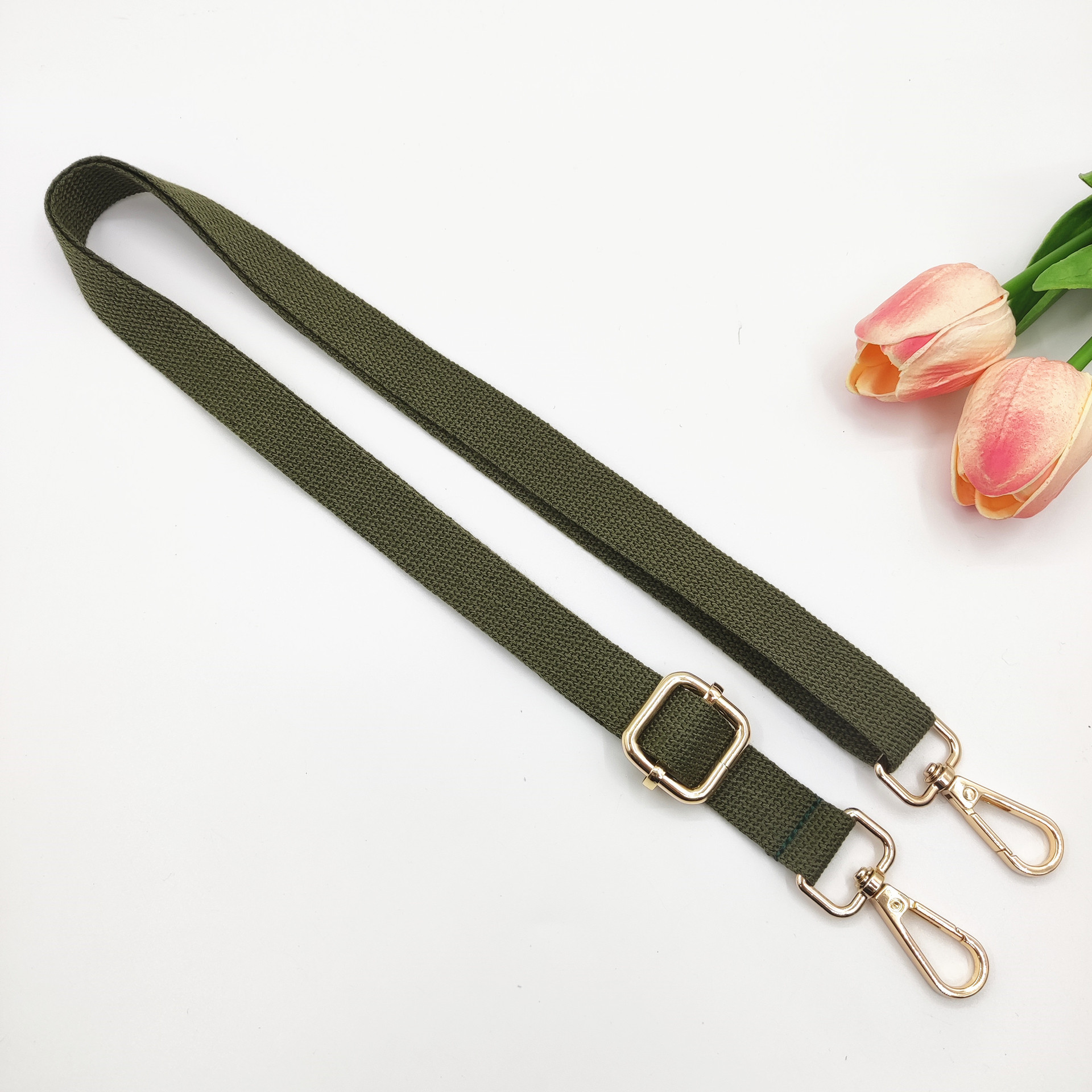 1 Pieza Poliéster Algodón Color Sólido Correa De La Bolsa display picture 19